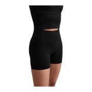 Aim'n Sömlösa Booty-Konturering Hotpants Black, Dam