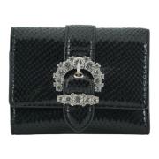 Jimmy Choo Cheri Wallet/S Exotiskt Läder Svart Black, Unisex