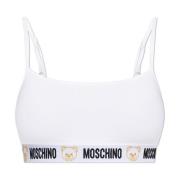 Moschino Bh med logotyp White, Dam