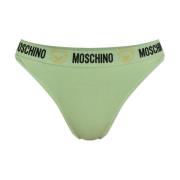 Moschino Logo string Green, Dam