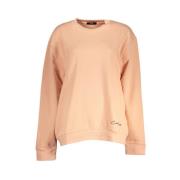 Cavalli Class Elegant Rosa Fleece Sweatshirt Pink, Dam