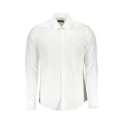 North Sails Elegant vit stretch bomullsskjorta White, Herr