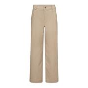 Co'Couture Straight-leg Sneakscc Byxor i Bone Beige, Dam