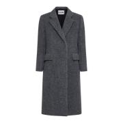 Jil Sander Fashionable Coat Designs Gray, Dam