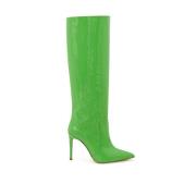 Paris Texas Grön Fluorescerande Högglans Boot Green, Dam