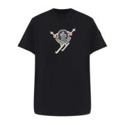 Moncler T-shirt med tryckt logotyp Black, Herr