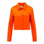 Semicouture Light Jackets Orange, Dam