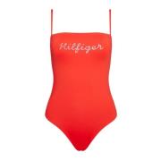 Tommy Hilfiger Dam Baddräkt One Piece Red, Dam