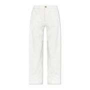 Jil Sander Jeans med dekorativ finish White, Dam