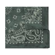 Golden Goose Paisley tryckt bandana Green, Unisex