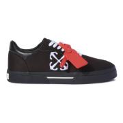 Off White Svarta lågprofilsneakers pil motiv Black, Herr