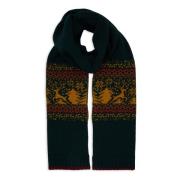 Gallo Julmotiv Grön Scarf Italiensk Stil Multicolor, Unisex