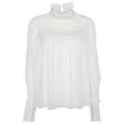 Chloé Pre-owned Pre-owned Tyg toppar White, Dam