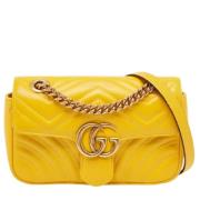 Gucci Vintage Pre-owned Laeder gucci-vskor Yellow, Dam