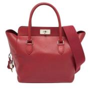 Hermès Vintage Pre-owned Laeder totevskor Red, Dam