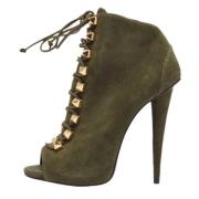 Giuseppe Zanotti Pre-owned Pre-owned Laeder stvlar Green, Dam