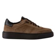 Calce Bruna Lädersneakers X1581 Brown, Herr