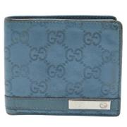 Gucci Vintage Pre-owned Laeder plnbcker Blue, Dam