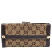 Gucci Vintage Pre-owned Canvas plnbcker Brown, Dam