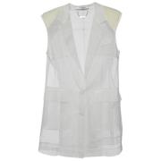 Givenchy Pre-owned Pre-owned Mesh ytterklder White, Dam