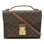 Louis Vuitton Vintage Pre-owned Canvas louis-vuitton-vskor Brown, Dam