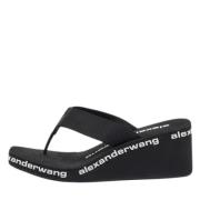 Alexander Wang Pre-owned Pre-owned Tyg sandaler Black, Dam