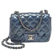 Chanel Vintage Pre-owned Laeder chanel-vskor Blue, Dam