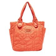 Marc Jacobs Pre-owned Pre-owned Nylon totevskor Orange, Dam