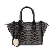 Emporio Armani Axelväska med monogram Black, Dam