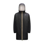 K-Way Eiffel 3.0 Sherpa Fodrad Regnrock Black, Unisex