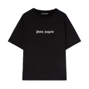 Palm Angels Svart T-shirt Polo Combo Black, Herr