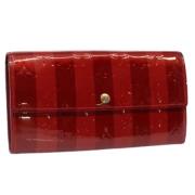 Louis Vuitton Vintage Pre-owned Laeder plnbcker Red, Dam