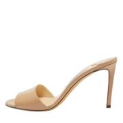 Jimmy Choo Pre-owned Pre-owned Laeder sandaler Beige, Dam