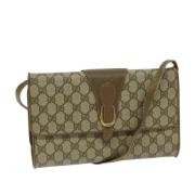 Gucci Vintage Pre-owned Laeder gucci-vskor Beige, Dam