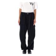 Y-3 Svarta Cargo Joggingbyxor Aw24 Black, Dam