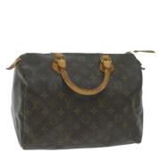 Louis Vuitton Vintage Pre-owned Canvas handvskor Brown, Dam