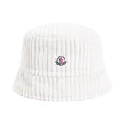 Moncler Ljus Beige Bucket Hat Beige, Dam