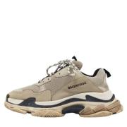 Balenciaga Vintage Pre-owned Mesh sneakers Beige, Herr