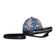 JW Anderson Nano Cap Väska i Off White/Blue Multicolor, Dam