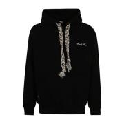 Family First Svart Hoodie Symbol Black, Herr