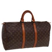 Louis Vuitton Vintage Pre-owned Canvas resvskor Brown, Dam