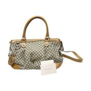 Gucci Vintage Pre-owned Canvas gucci-vskor Beige, Dam