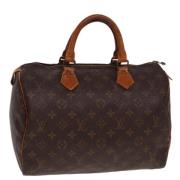 Louis Vuitton Vintage Pre-owned Canvas handvskor Brown, Dam