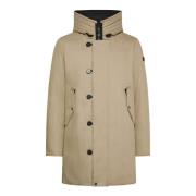 Peuterey Herr Parka Jacka med Naturlig Fjäderfyllning Beige, Herr