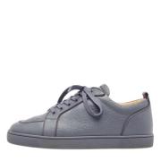 Christian Louboutin Pre-owned Pre-owned Laeder sneakers Gray, Herr