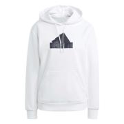 Adidas Framtida ikoner Badge of Sport Bomber Hoodie White, Dam