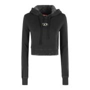 Diesel Slim Hooded Jacket Black, Dam