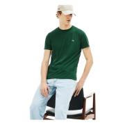 Lacoste Neck Pima T-shirt Green, Herr