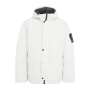 Stone Island Polyesterjacka Gips V0097 White, Herr