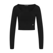 Dolce & Gabbana Nero Sweater Black, Dam